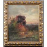 3 VINTAGE AMERICAN SCENE PAINTINGS, C. 1900-1940