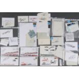 COLLECTION OF FORMULA ONE DRIVER'S SIGNATURES