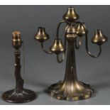 HANDEL LAMP BASE & CANDELABRA