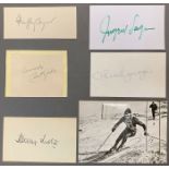 6 CELEBRITY/HISTORICAL AUTOGRAPHS