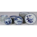 29 PIECES OF JAPANESE IMARI PORCELAIN, MEIJI