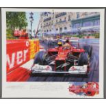 THREE FORMULA ONE PRINTS