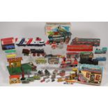 OVER 30 VINTAGE TRAIN RELATED TOYS