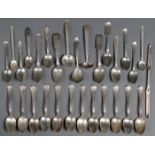 MIXED SILVER SPOON LOT