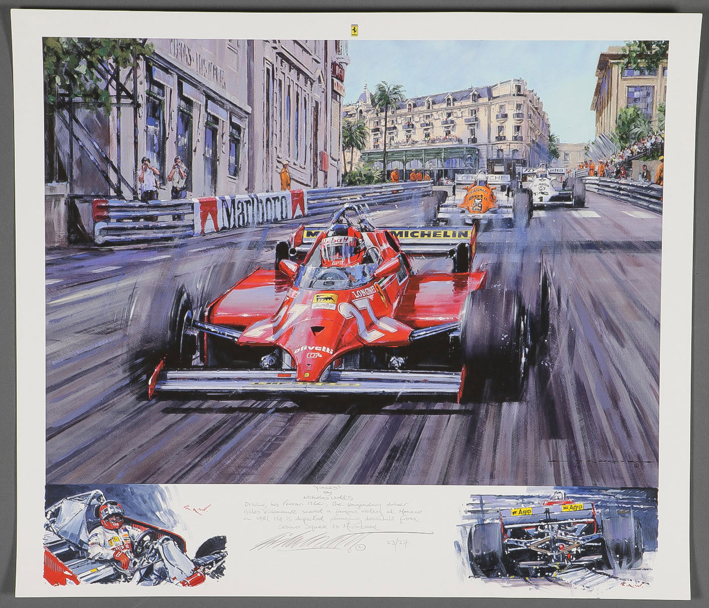 THREE FORMULA ONE PRINTS