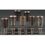 RUSSIAN SILVER BEAKERS AND MORE