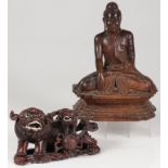 CHINESE CARVED WOOD SCULPTURES