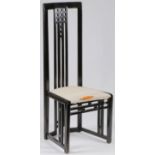 A MACINTOSH STYLE SIDE CHAIR