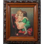 A GOOD VICTORIAN PRINT & FRAME