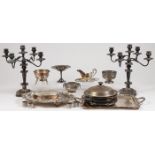 LARGE SILVER PLATE GROUP LOT