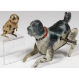A PAIR OF GERMAN TIN WIND-UP DOGS