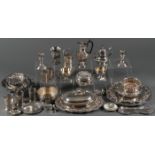 LARGE MIXED SILVER PLATE GROUP