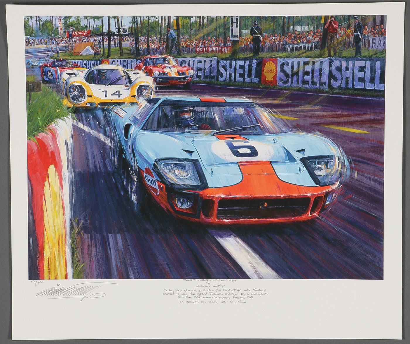 FOUR FORMULA ONE PRINTS & SIGNATURES - Image 3 of 4