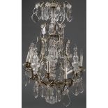 AN IMPRESSIVE CRYSTAL CHANDELIER