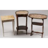 AN ASSORTED SET OF 3 SIDE TABLES