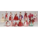 14 ROYAL DOULTON FIGURINES