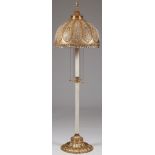 AN IMPRESSIVE ORIENTAL FLOOR LAMP