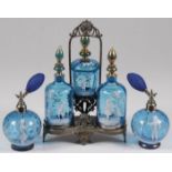 MARY GREGORY SAPPHIRE BLUE PERFUMES, C. 1900