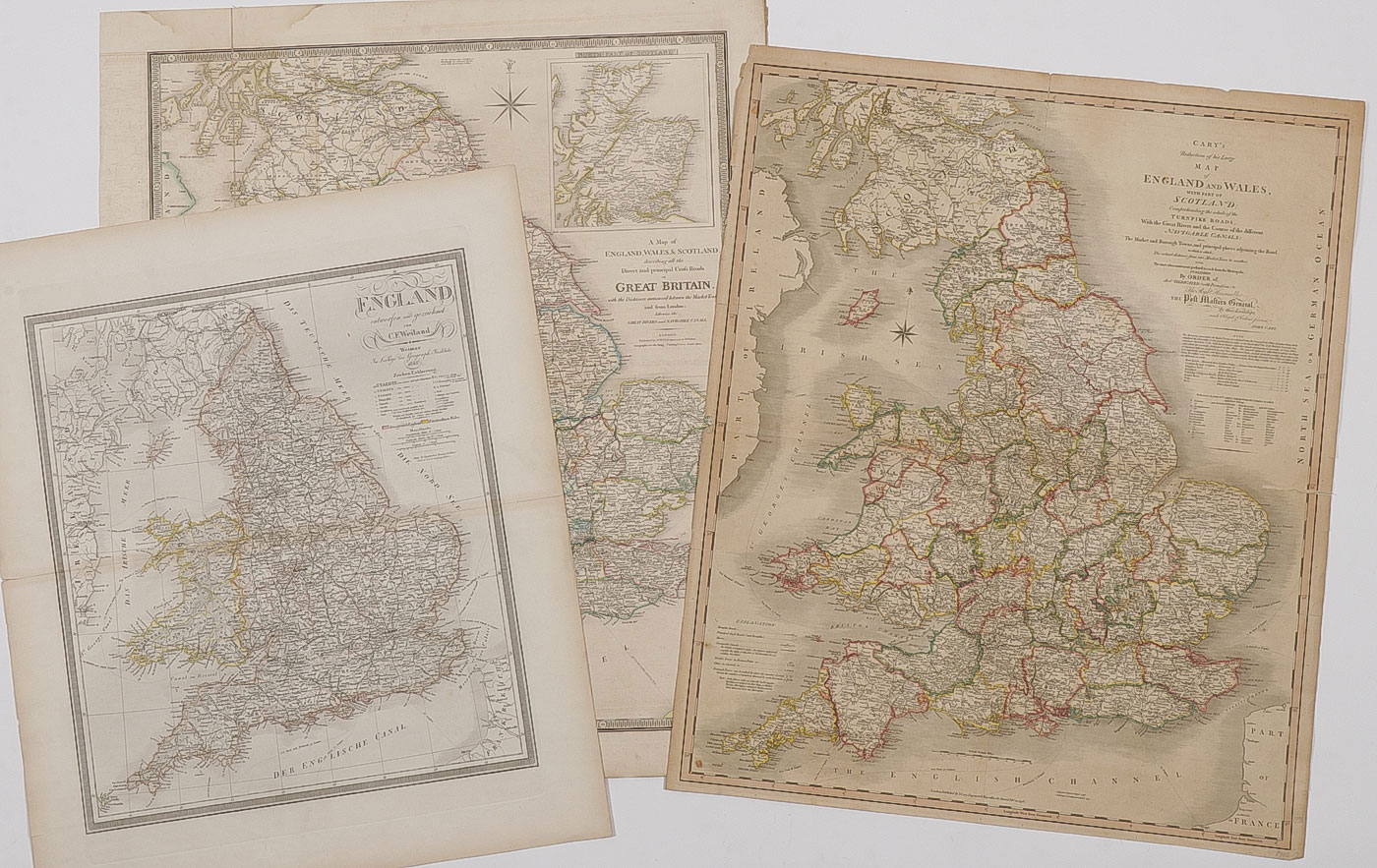 EARLY MAPS OF ENGLAND, IRELAND, & SCOTLAND 17TH-18TH C - Image 8 of 8