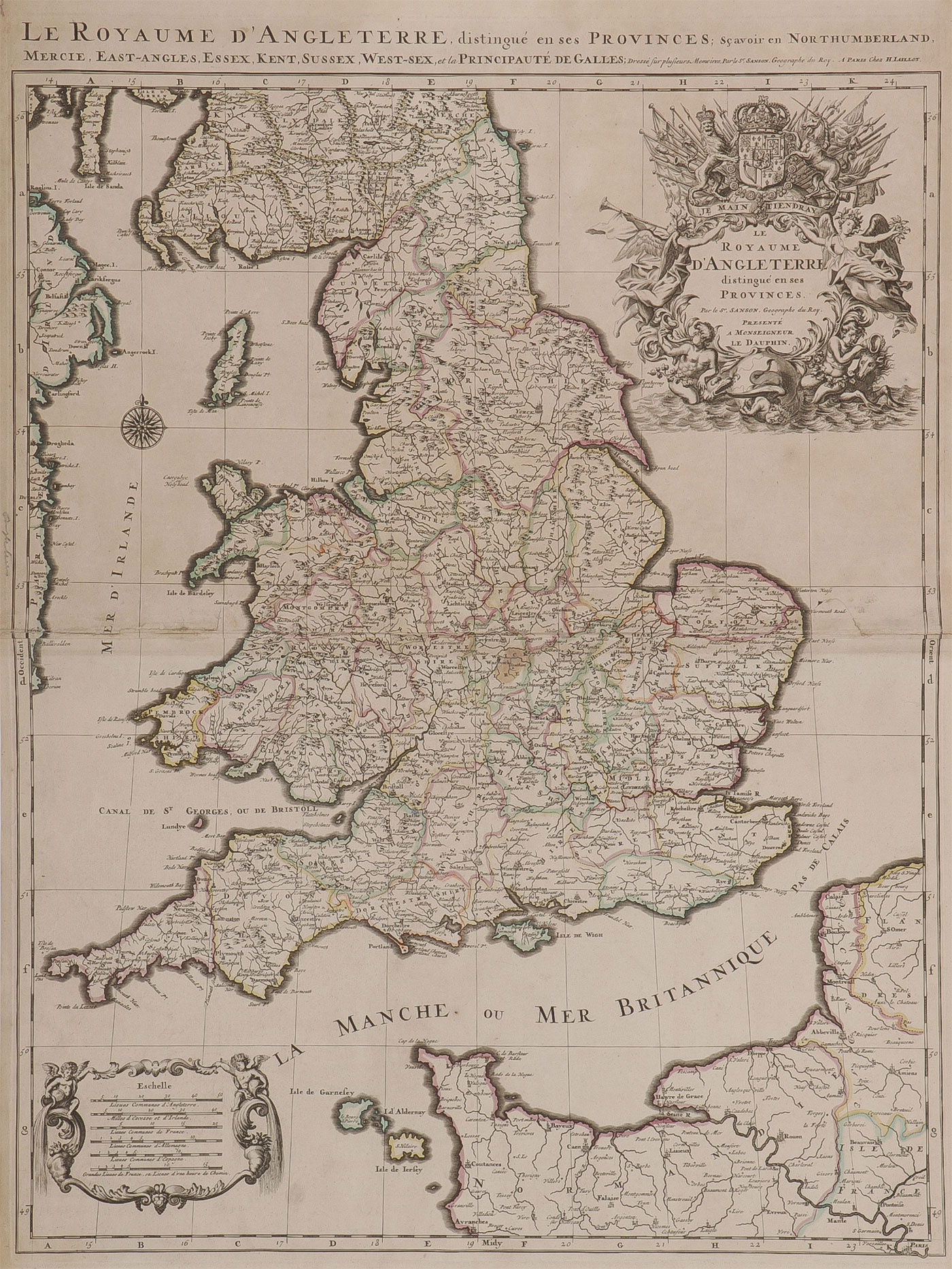 EARLY MAPS OF ENGLAND, IRELAND, & SCOTLAND 17TH-18TH C - Image 4 of 8