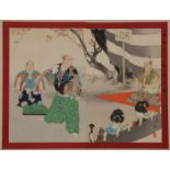 GROUP OF EIGHT JAPANESE WOODBLOCK PRINTS