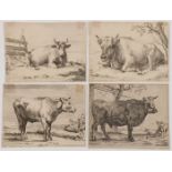 SEVEN DUTCH OLD MASTER PRINTS 17TH CENTURY