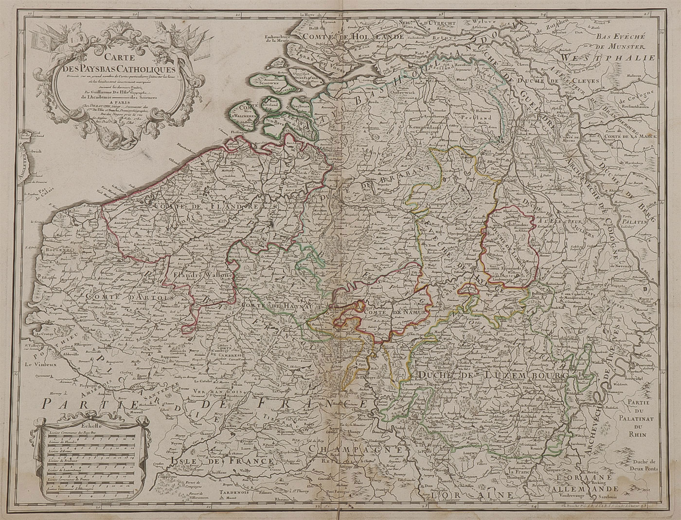 SEVEN VINTAGE EUROPEAN MAPS C. 1640- - Image 3 of 7