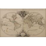 SANSON WORLD MAP 1679