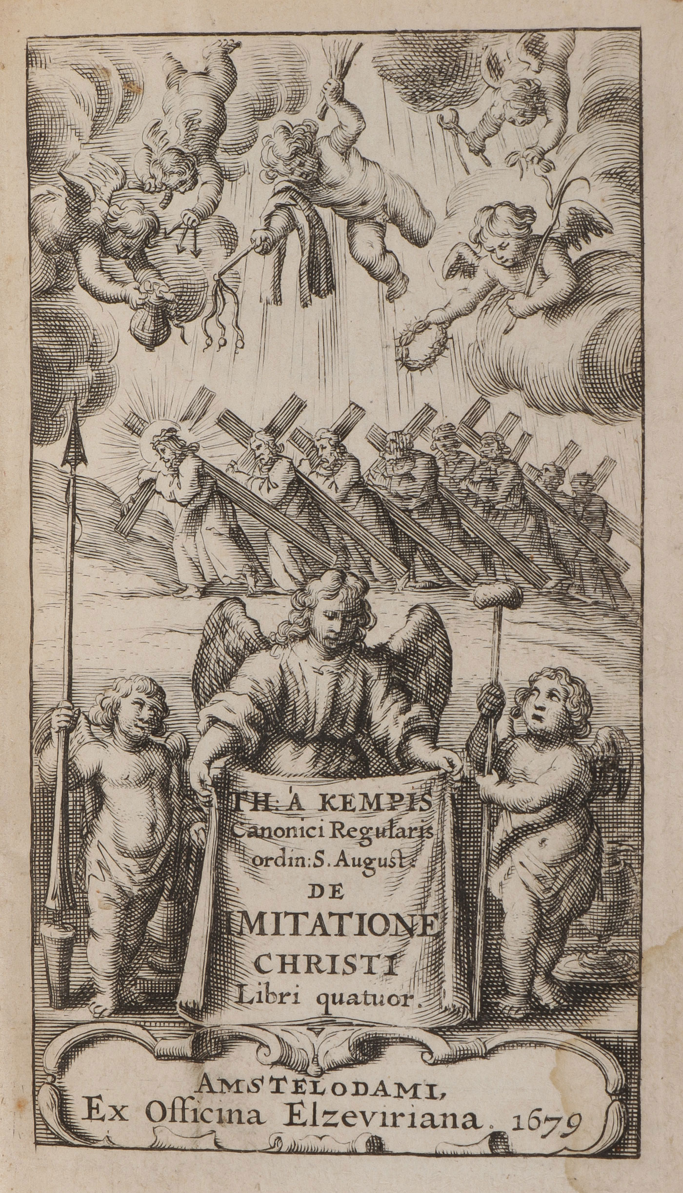 1679 EDITION, IMITATION OF CHRIST, THOMAS KEMPIS - Image 3 of 4