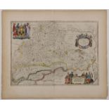 A 1660 J. BLEAU MAP OF SOUTHERN RUSSIA