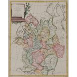 ELEVEN VINTAGE MAPS OF RUSSIA