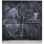GREAT VERNON FISHER CHALKBOARD PAINTING