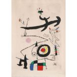 LARGE MIRO SIGNED ETCHING, 1969