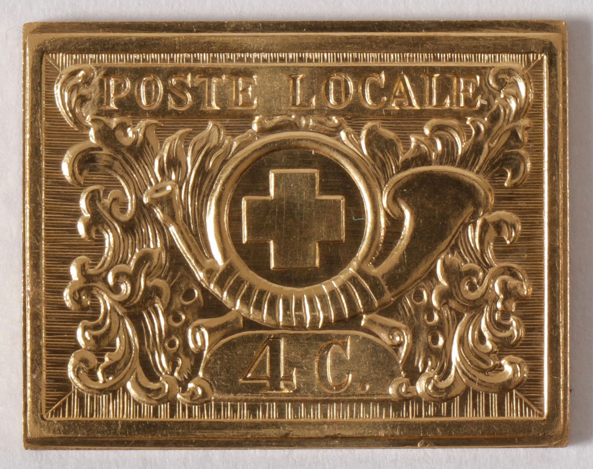 GOLD MINTING OF WAADT 4 STAMP