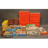 A Collection of HO Scale Plastic Model Kits by the Intermountain Railway Company within boxes,