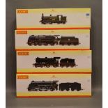 A Hornby OO Gauge Locomotive, Early BRS15 Class 30843R3328, together with three other similar