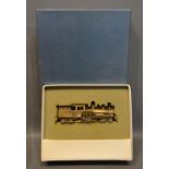 A United Scale Models Geared Locomotive 2-Truck Shay Class B, unpainted, within original box