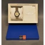 A Tissot Titanium Ladies Wristwatch within original box