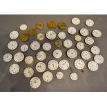 A Large Collection of 19th Century Pocket Watch Movements