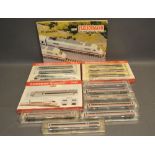 A Fleischmann Piccolo N Scale Ice 2 7490 within original box, together with two other boxed sets