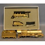 A Japanese Brass Model Locomotive, Kings Class, together with another similar Japanese made brass