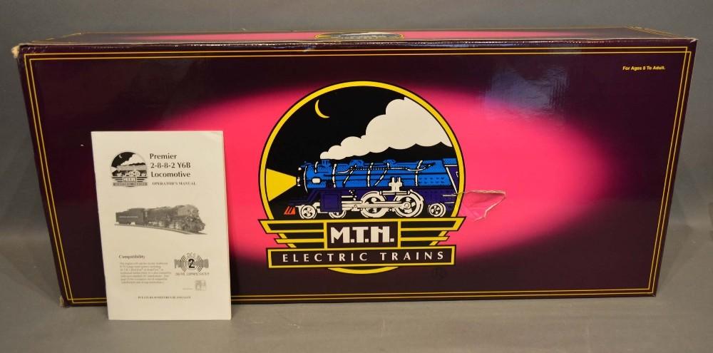 An MTH Electric Trains 2-8-8-2 Y6B Model Steam Engine with proto sound 2, item number 20-3072-1,