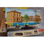 A Collection of Model Railway Buildings, Stations and Scenery within three boxes