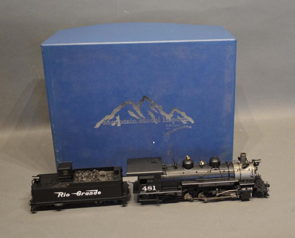 A Mountain Model Imports K-36 2-8-2 Factory Painted Flying Grande Black Boiler Road Number 481