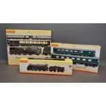 A Hornby OO Gauge Bournemouth Belle Train Pack, together with another similar BR Pull Push Coaches