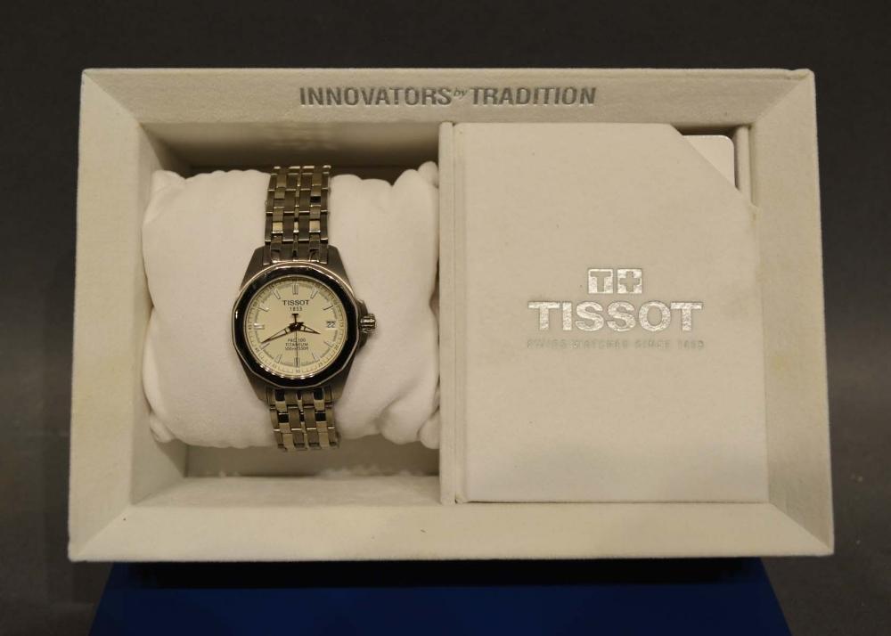 A Tissot Titanium Ladies Wristwatch within original box - Image 2 of 2