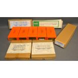 A Collection of Five Precision Scale Co Inc Rolling Stock Kits with boxes, together with a