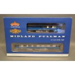 A Bachmann Model Railways Midland Pullman 6 Car DMU Set number 31-255DC, Nanking blue, within