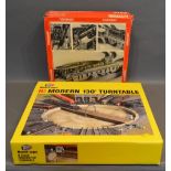 A Fleischmann Piccolo N Scale Turntable 9152, boxed, together with another similar N scale turntable