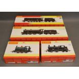 A Hornby OO Gauge Locomotive BR Late Class 9F Crosti Boiler 92023 R3274 within original box,